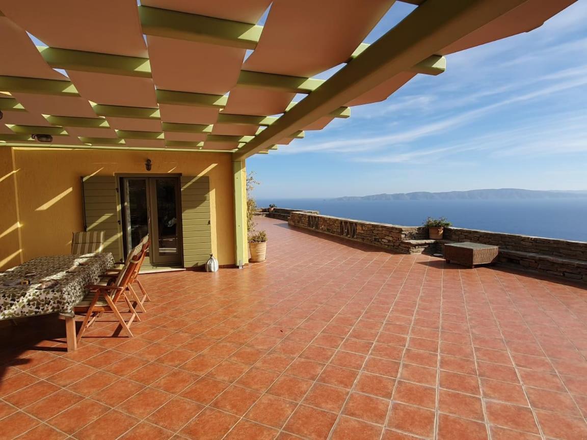 Breathtaking Seaview Villa In A Serene Scenery Chavouna Экстерьер фото